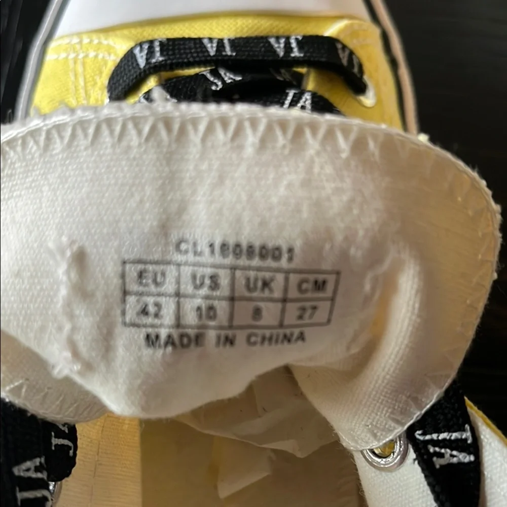 Jenn Ardor‎ Yellow Canvas Sneakers